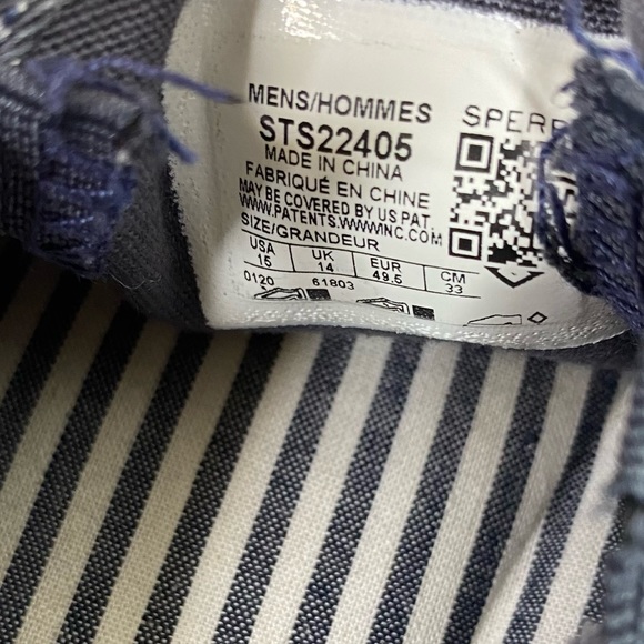 Sperry Top-Sider Size 15 Mens Slip On Boat Shoe Sneaker - Picture 5 of 7